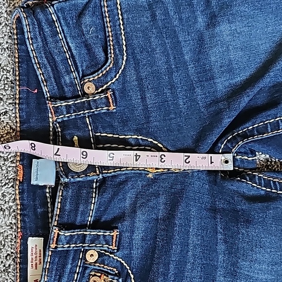 AWESOME TRUE RELIGION STELLA BIG T LOW RISE SKINNY JEANS - Picture 7 of 16